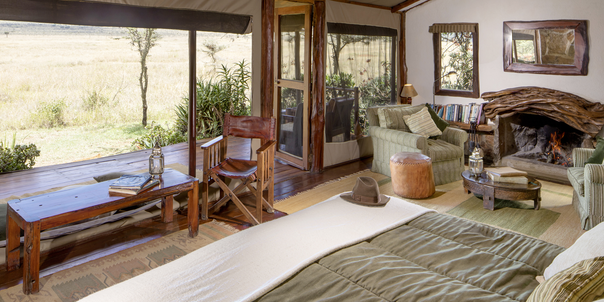 enasoit bedroom kenya yellow zebra safaris