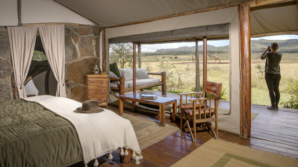 enasoit double bedroom kenya yellow zebra safaris