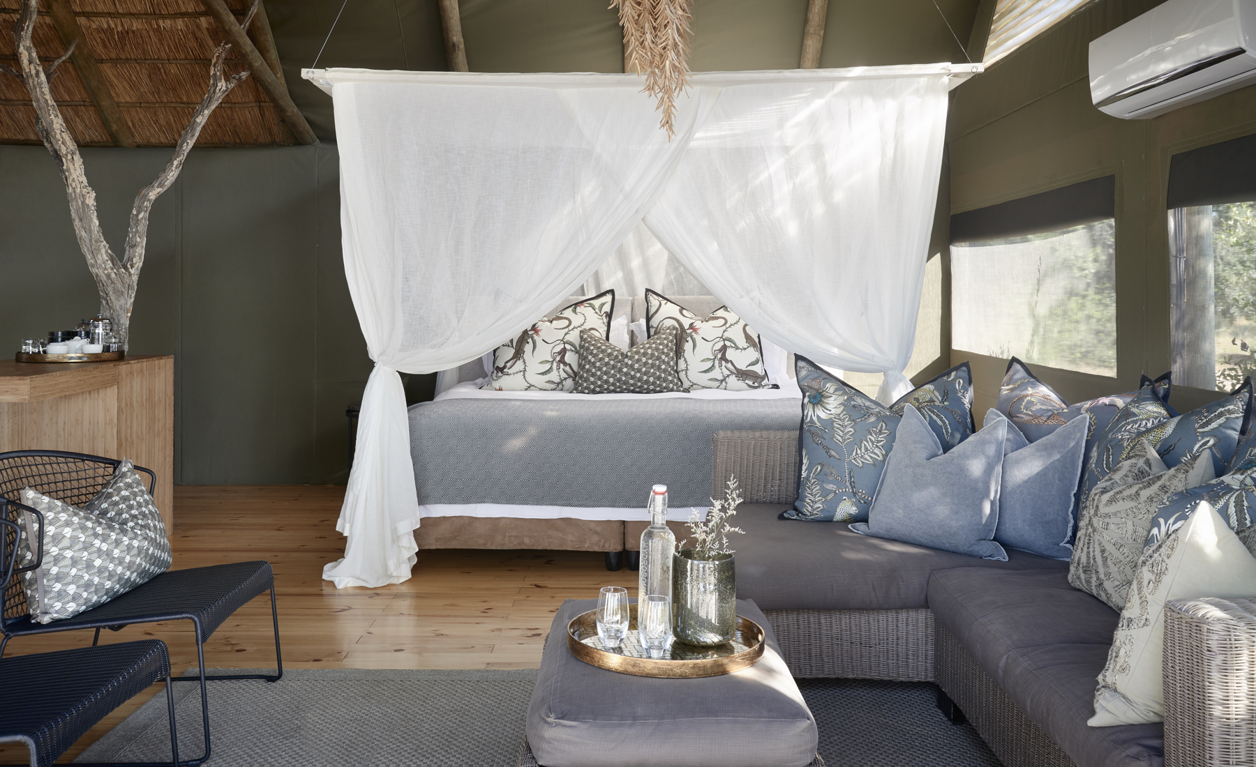 victoria falls river lodge bedroom area zimbabwe yellow zebra safaris