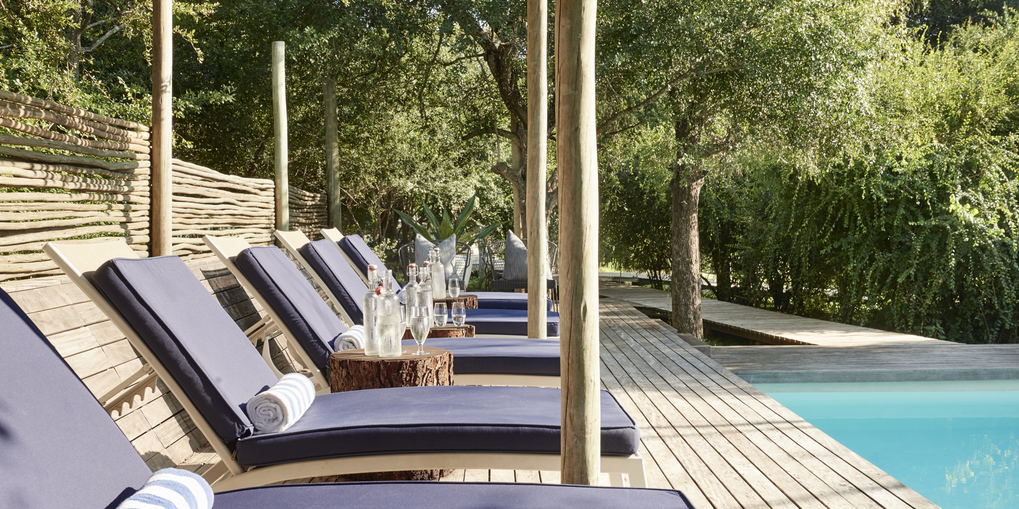 victoria falls river lodge loungers zimbabwe yellow zebra safaris
