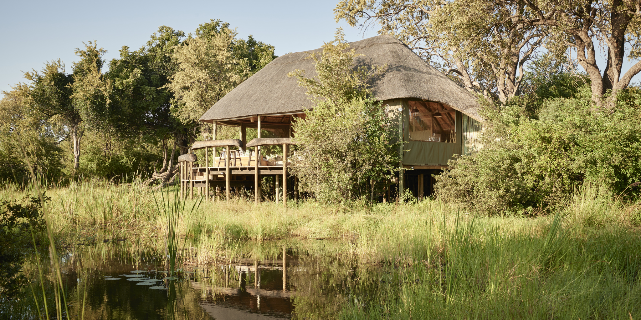 victoria falls river lodge exterior zimbabwe yellow zebra safaris