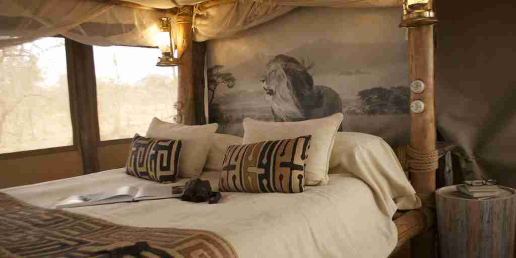 campi ya kanzi double bedroom kenya yellow zebra safaris
