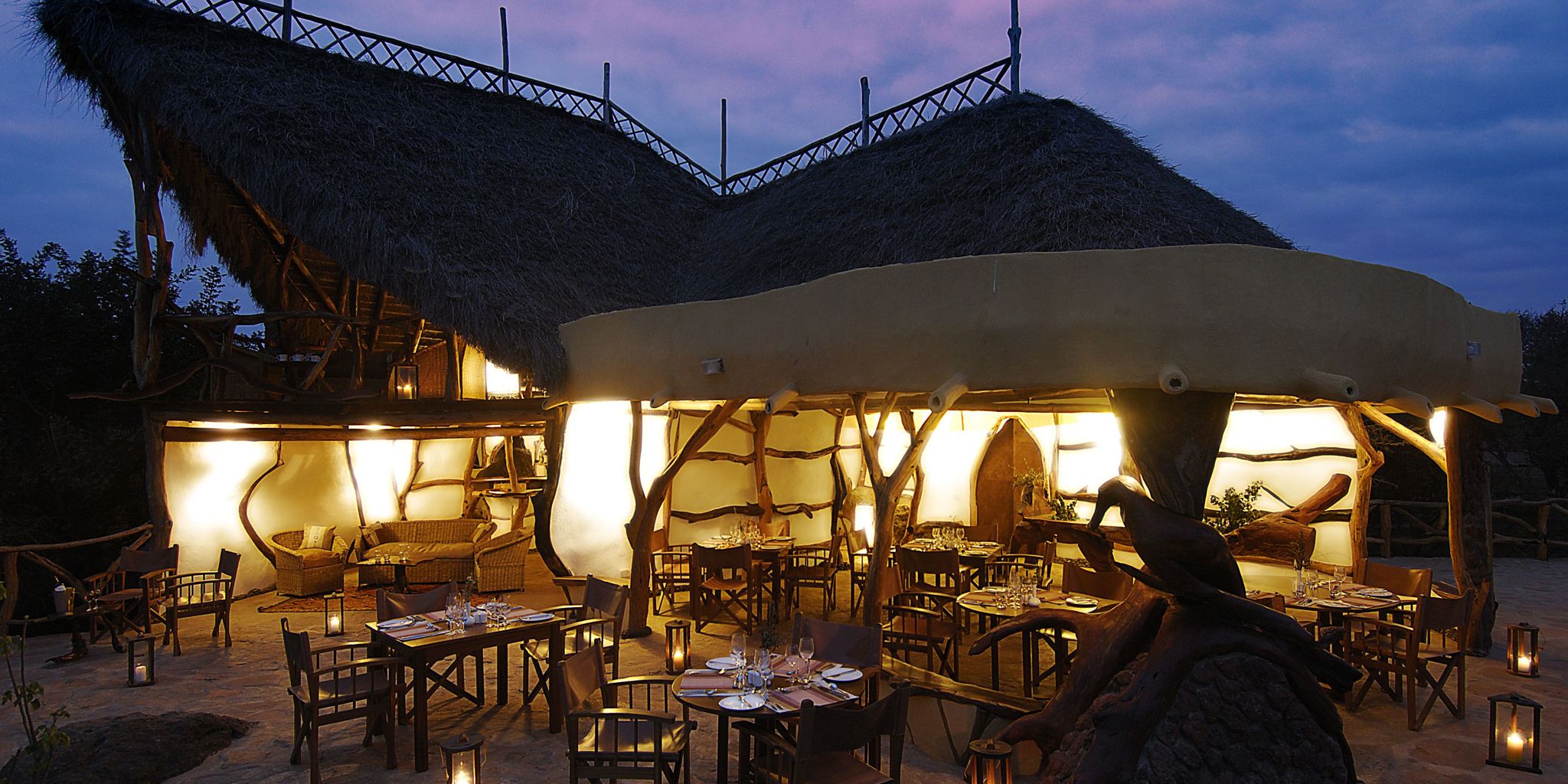satao elarai dining kenya yellow zebra safaris