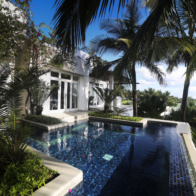 contance aiyana private pool tanzania yellow zebra safaris