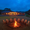 dunia camp fire night tanzania yellow zebra safaris