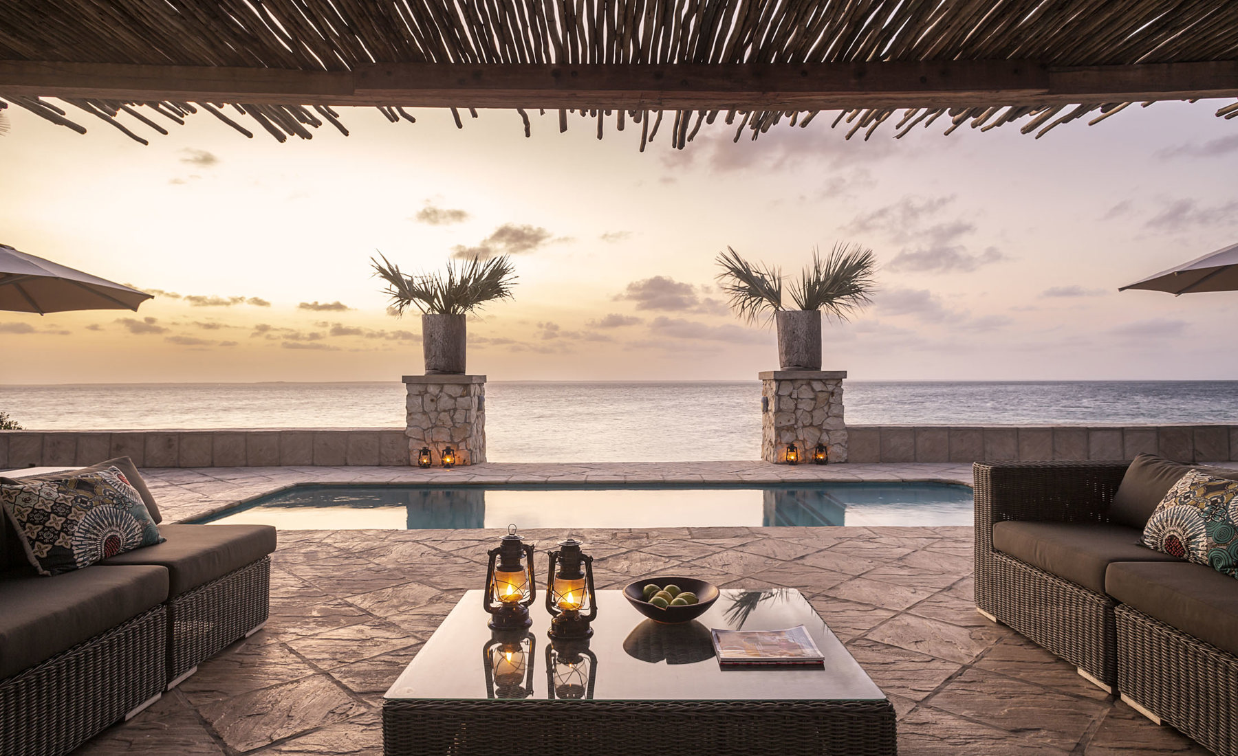 azura marlin beach pool area mozambique yellow zebra safaris