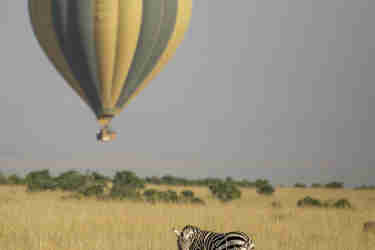 10. hot air balloon safari kenya