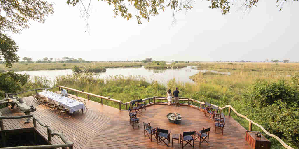 Main area Shinde Okavango Delta Botswana Yellow Zebra Safaris