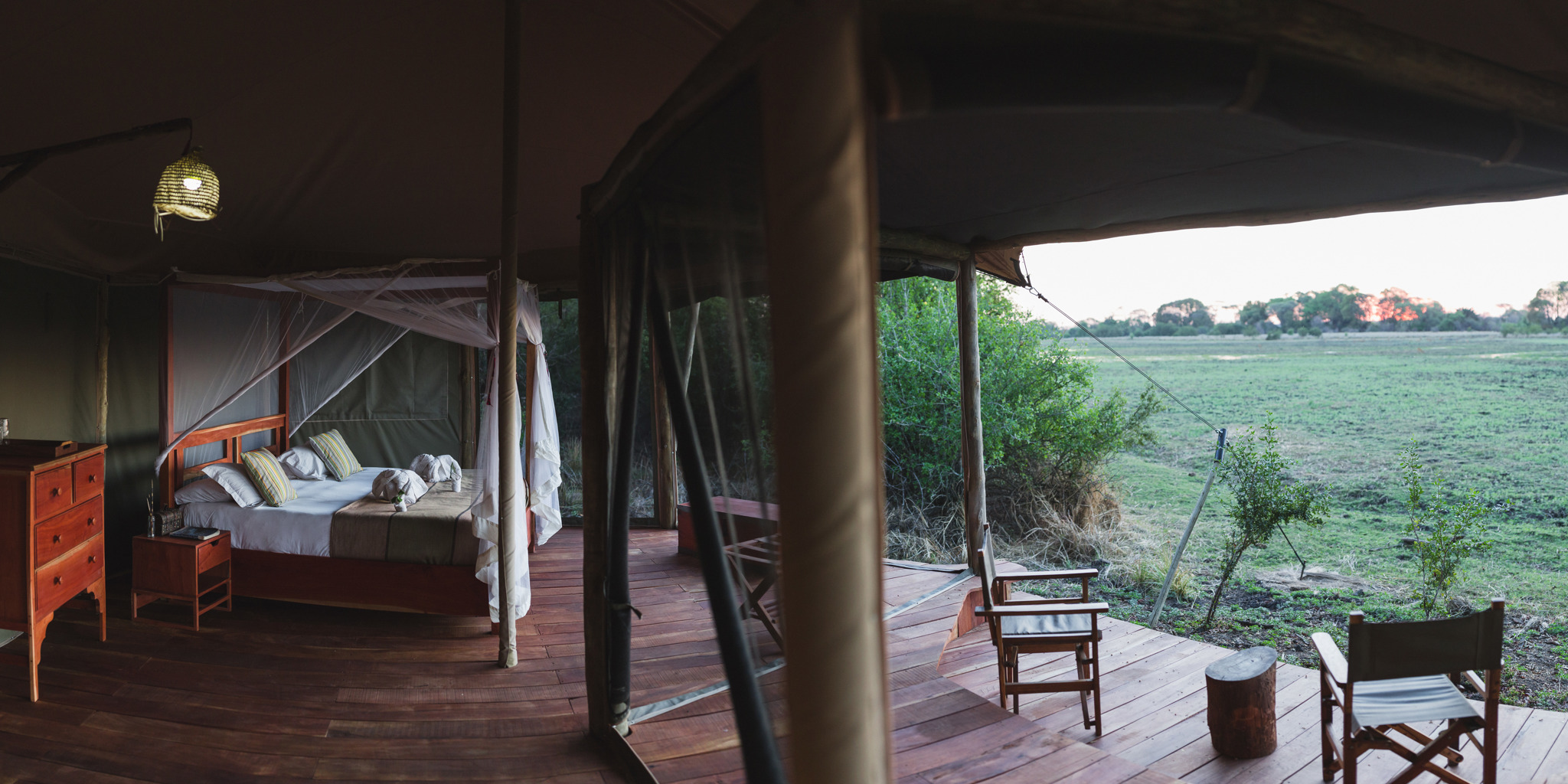 view guest room musekese zambia yellow zebra safaris