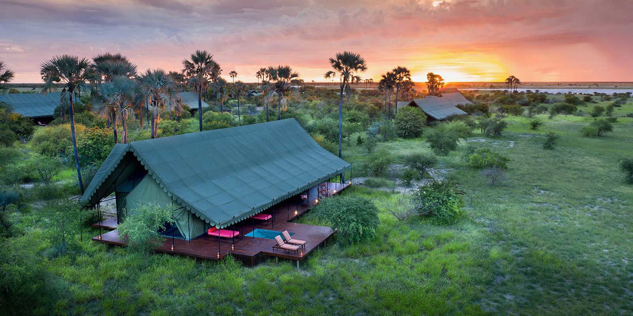 Jacks Camp exterior, Botswana
