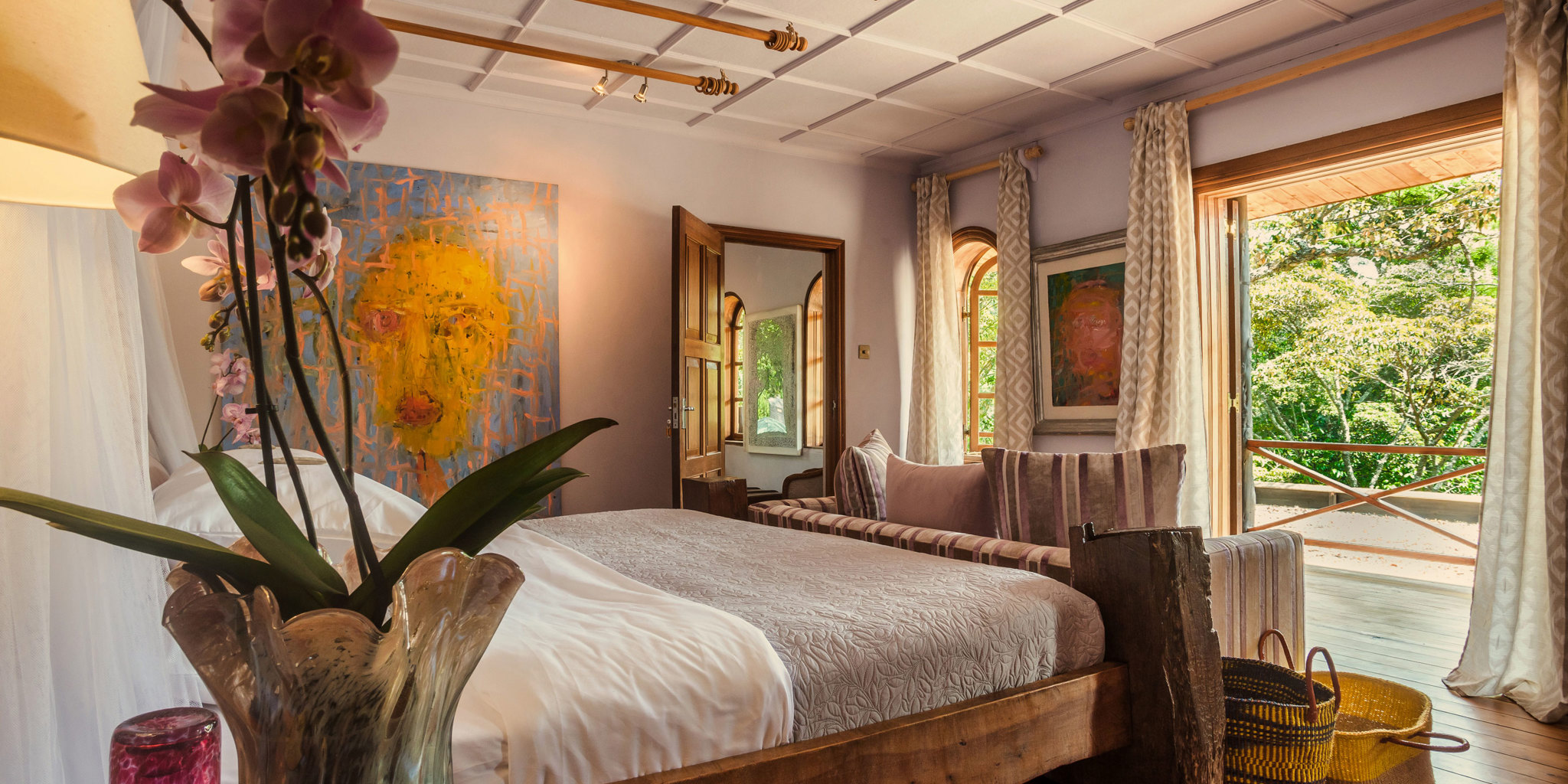 Master bedroom at Eden Nairobi, Kenya
