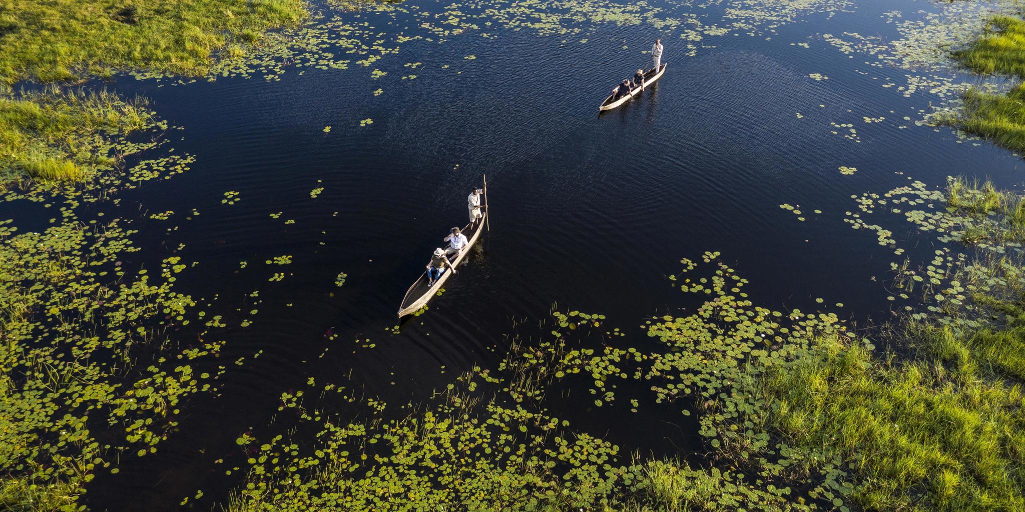 Mokoro activities at Xigera Safari Lodge, Botswana