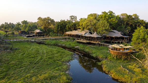 Rvier views at Xigera Safari Lodge, Botswana