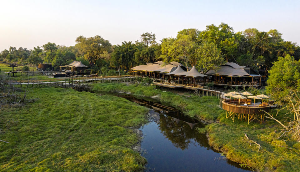 Rvier views at Xigera Safari Lodge, Botswana