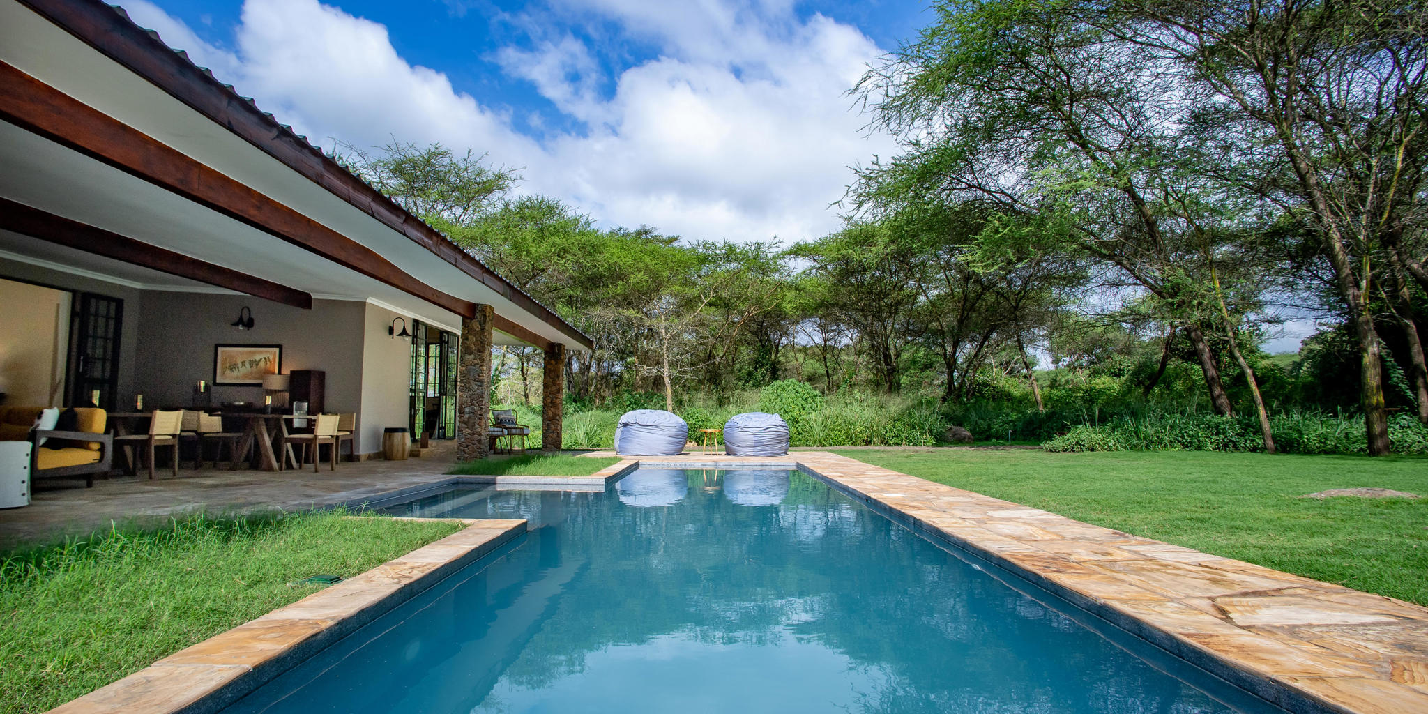 Swimming pool, Hamerkop House by Lemala, Tanzania