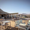 Deck area, Kulala Desert Lodge, Namibia, Africa