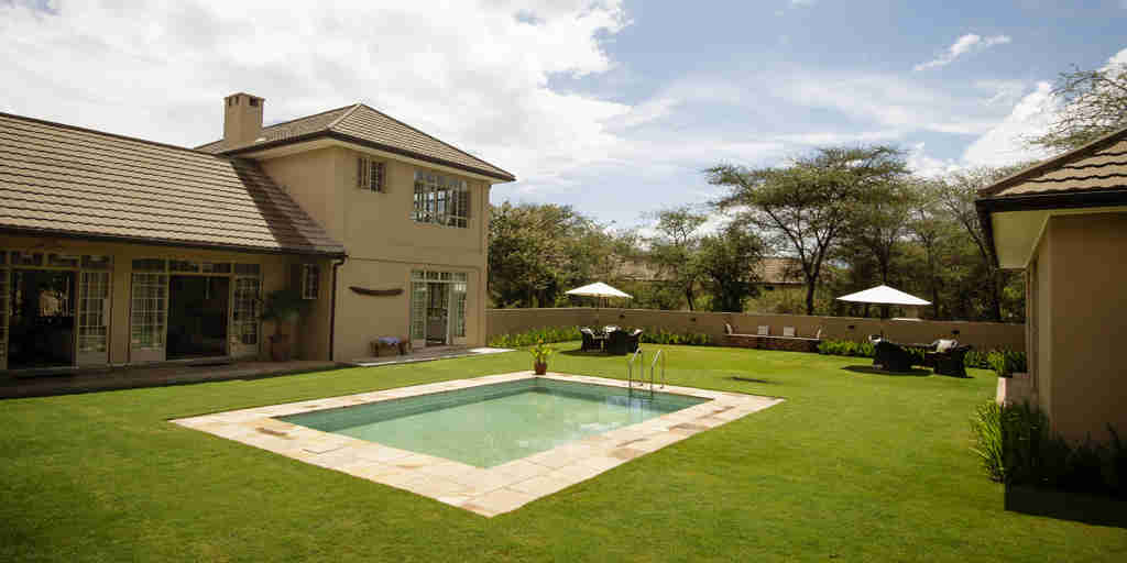 Swimming pool, Golf Safari House, Arusha, Tanzania
