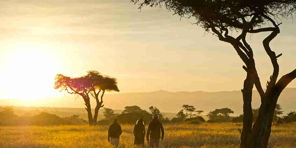 Guided walking safaris, El Karama, Kenya