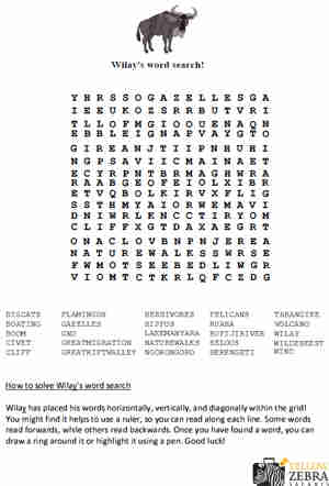 Wilay's Word Search