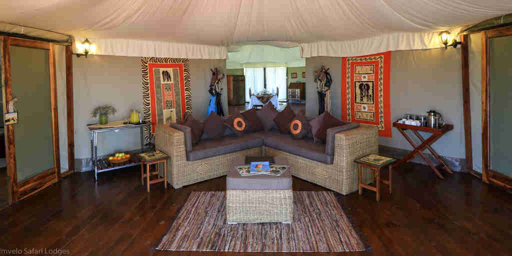 Family suite, Bomani Tented Lodge, Hwange, Zimbabwe