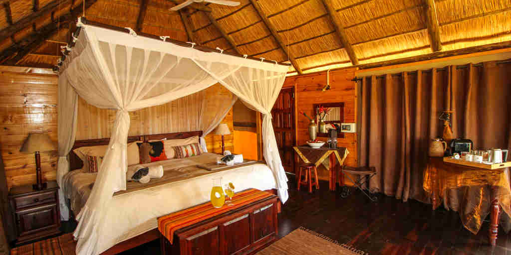 Guest tent, Nehimba Lodge, Hwange, Zimbabwe
