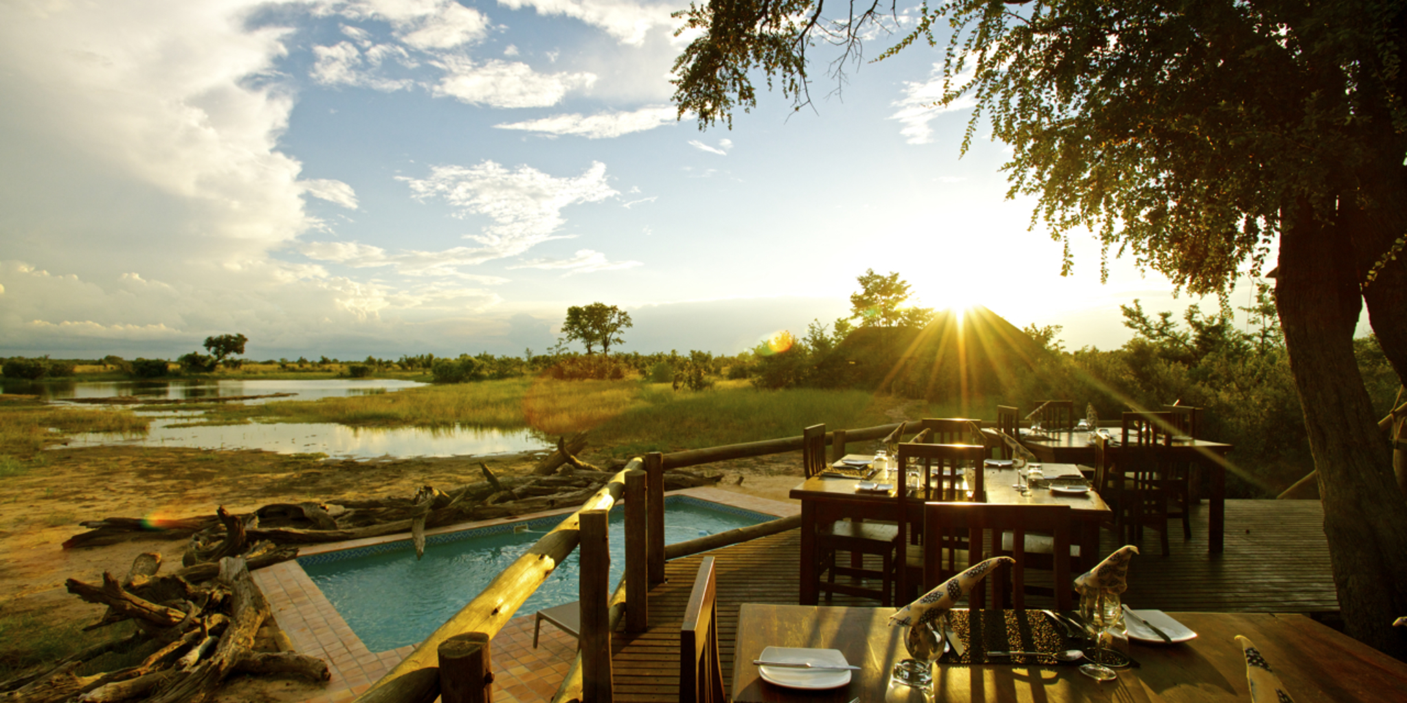 Veranda, Nehimba Lodge, Hwange, Zimbabwe