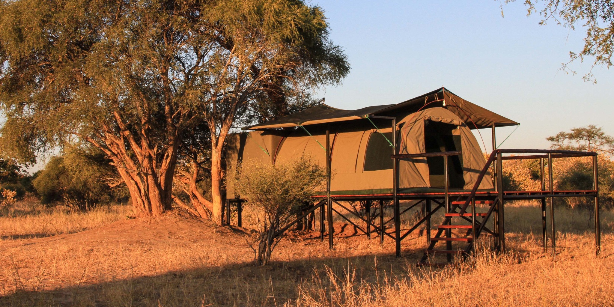 Tented room, Jozibanini Camp, Hwange, Zimbabwe