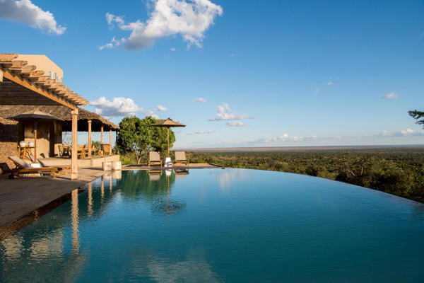 Swimming pool, Governors Mugie House, Kenya