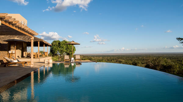 Swimming pool, Governors Mugie House, Kenya