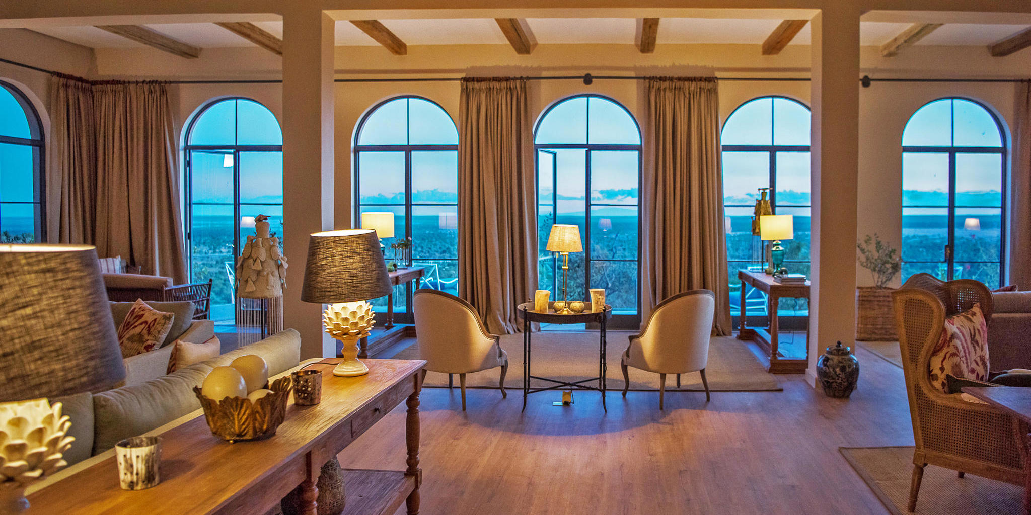 Views at Governors Mugie House, Kenya