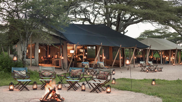 Main area, Songa Migrational Camp, Serengeti, Tanzania