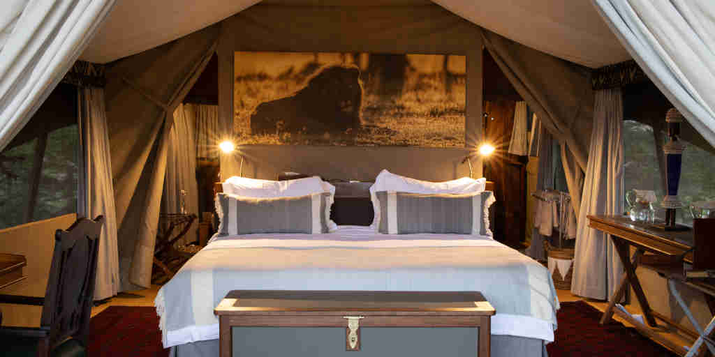 double bedroom, mara expeditions, maasai mara, kenya