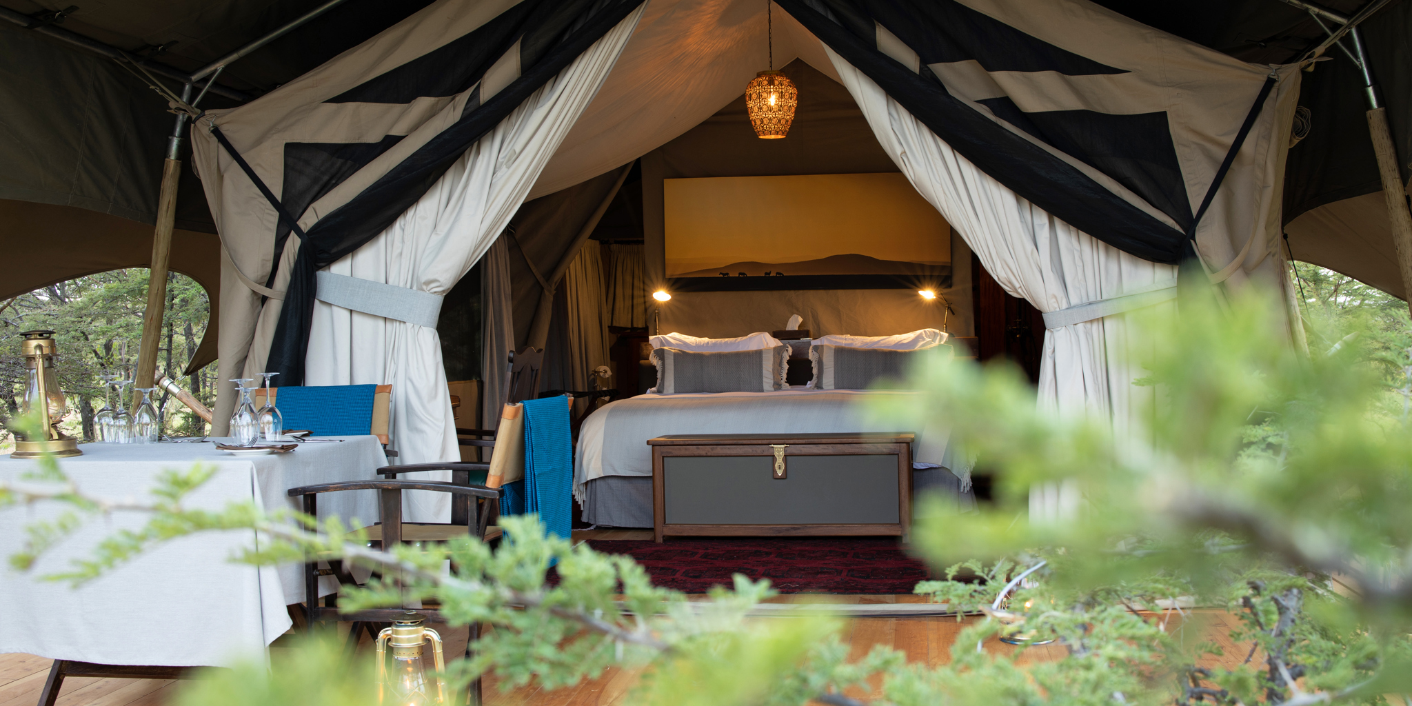 bedroom deck, mara expedition, maasai mara, kenya