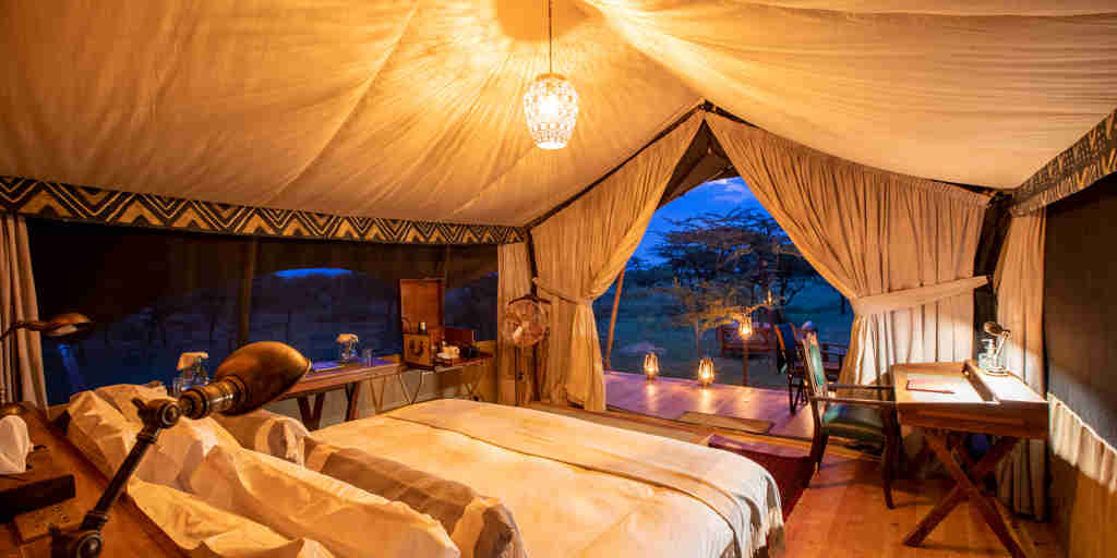 bedroom, mara expedition, maasai mara, kenya