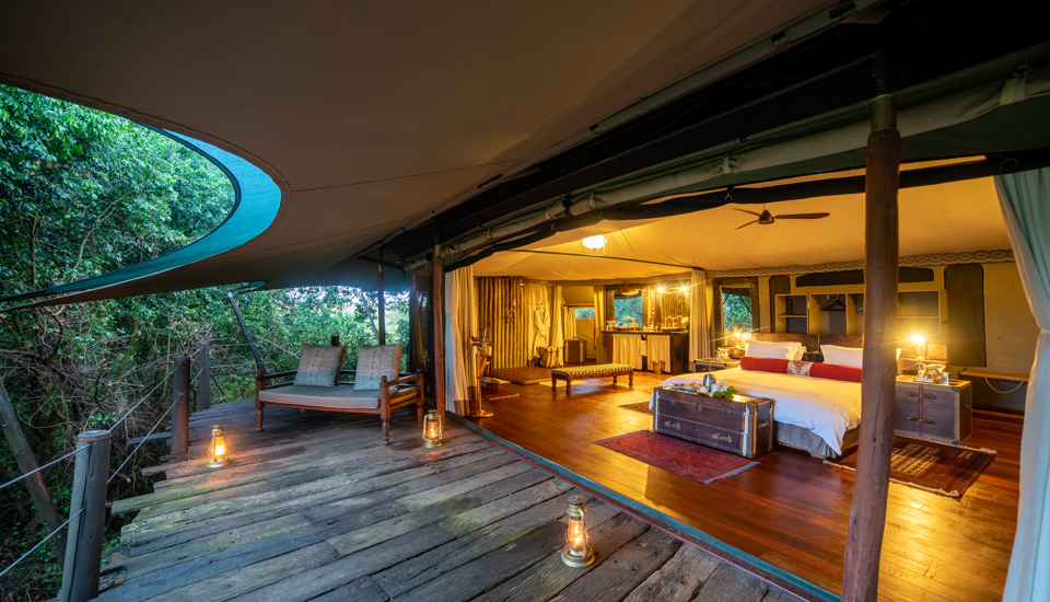 bedroom deck, mara plains camp, greater mara, kenya
