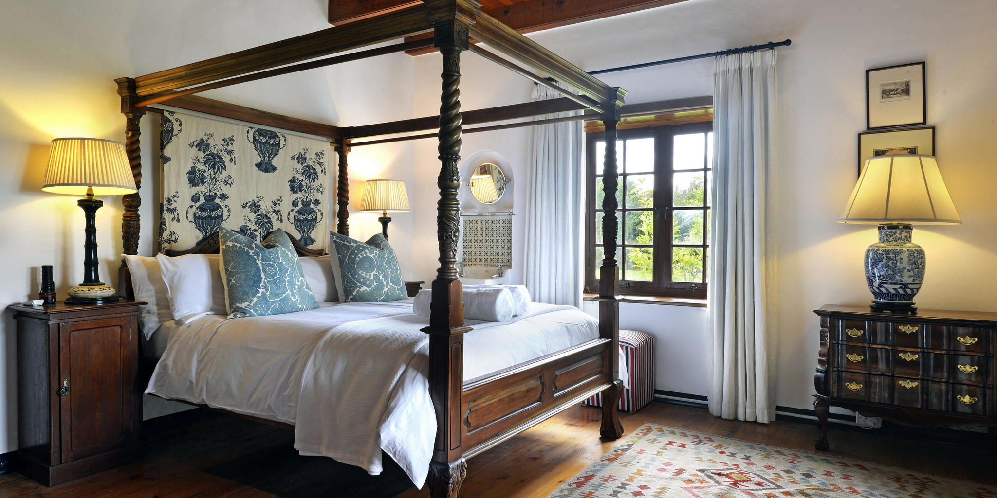 double room, boschendal, the winelands, south africa