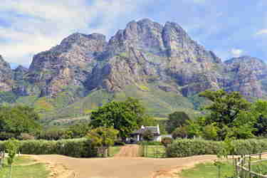 mountain villa, boschendal, the winelands, south africa