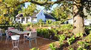 cottage dining, boschendal, the winelands, south africa