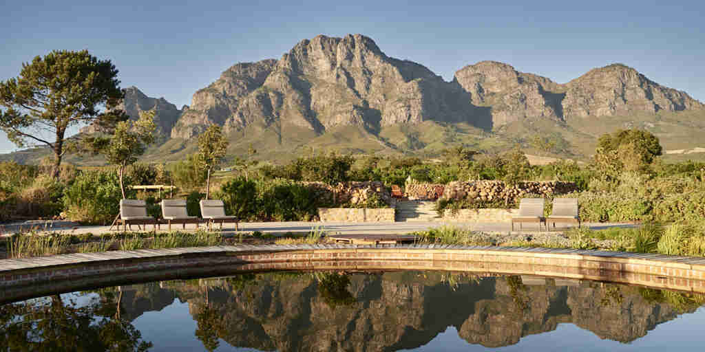 retreat pool, boschendal, the winelands, south africa