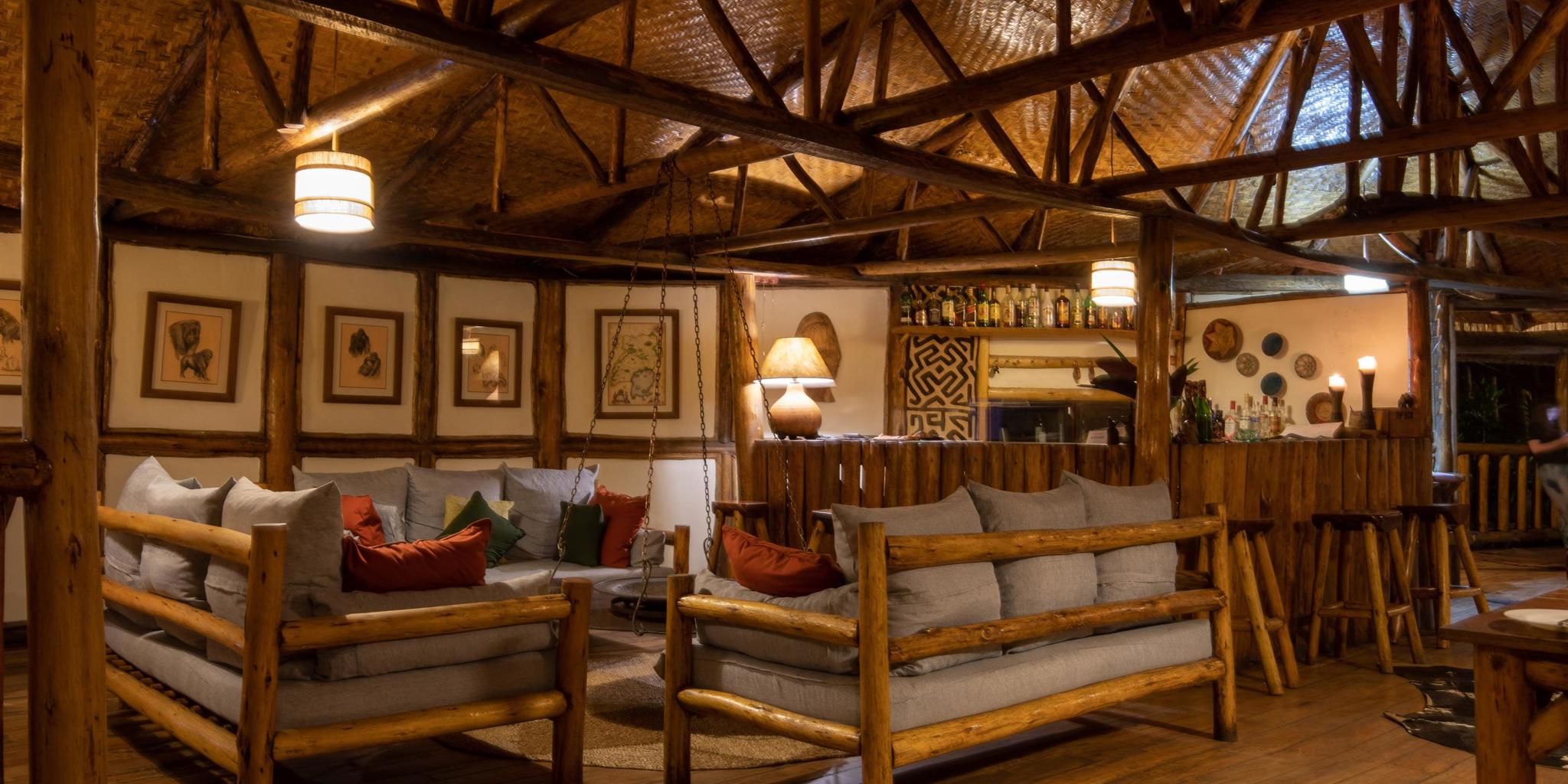 Main area, Buhoma Lodge, Bwindi, Uganda
