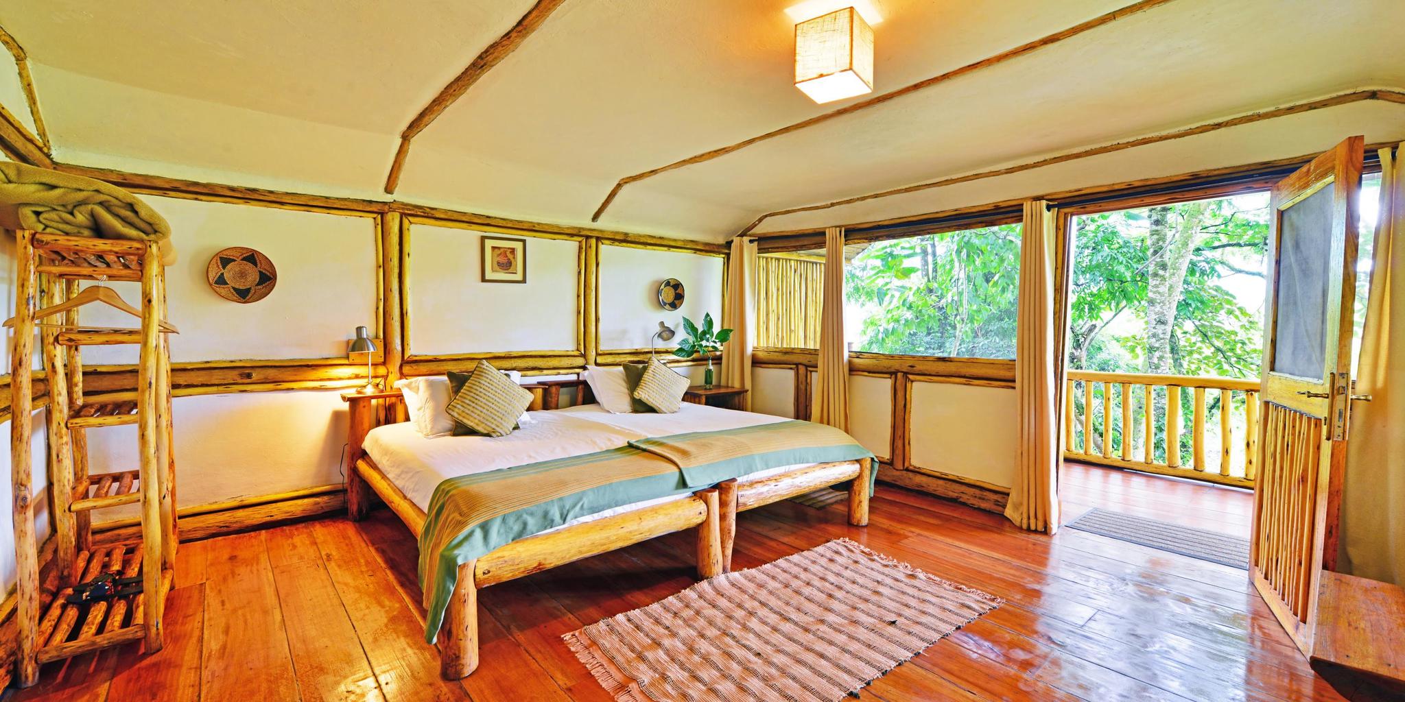 Twin room, Buhoma Lodge, Bwindi, Uganda