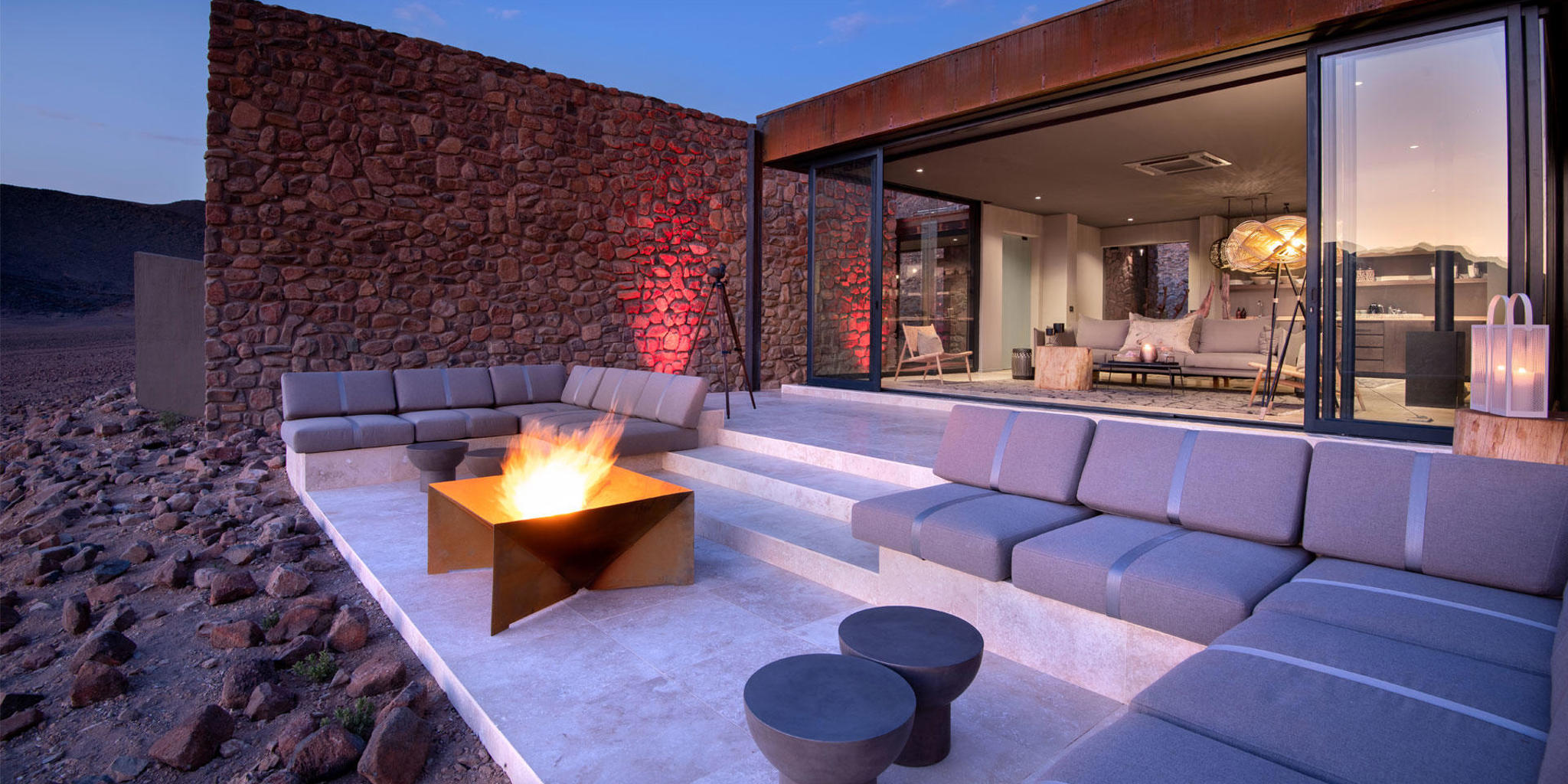 sunken lounge star dune suite andbeyond sossusvlei1