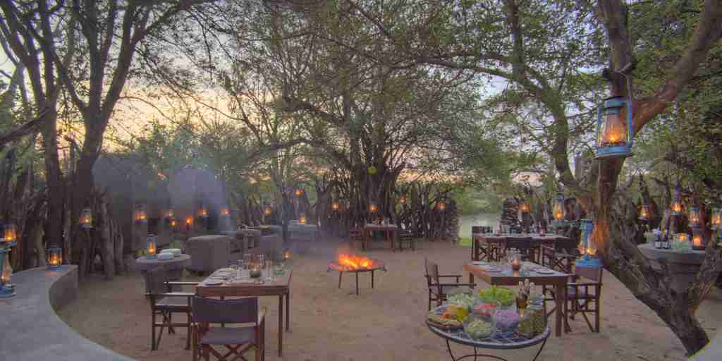 dining, grumeti river lodge, serengeti, tanzania