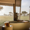 bath tub, singita sabora tented camp, tanzania