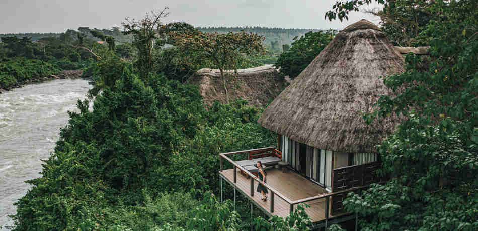 balcony view,  wildwaters lodge, jinja, uganda