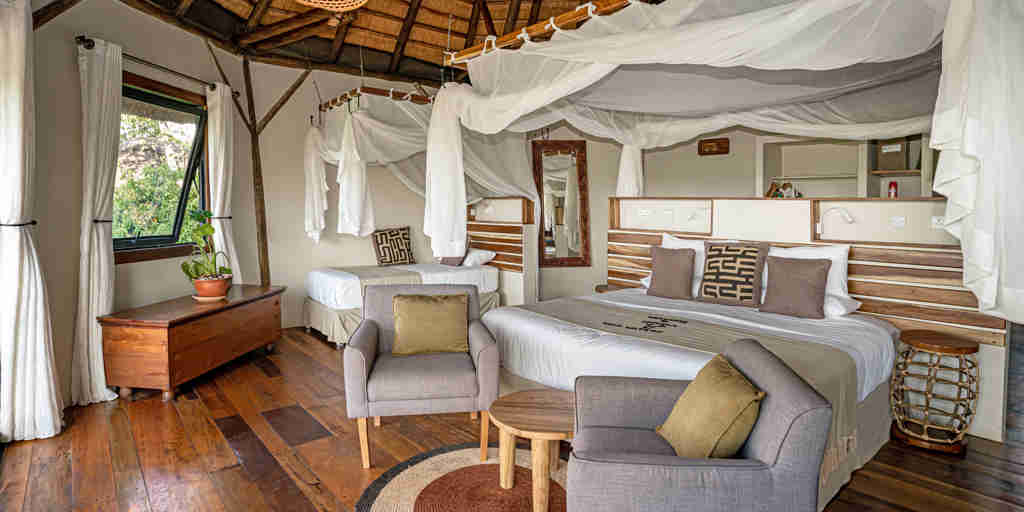 double room, wildwaters lodge, jinja, uganda