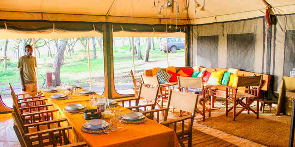Lounge, Ngorongoro Classic Green Camp, Tanzania