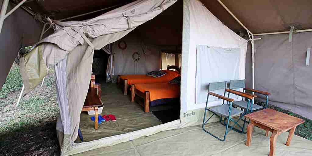 Twin tent, Ngorongoro Classic Green Camp, Tanzania