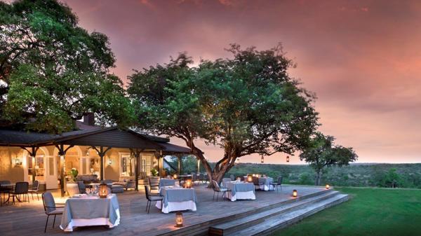 sundown dining, and beyond kirkmans kamp, south africa