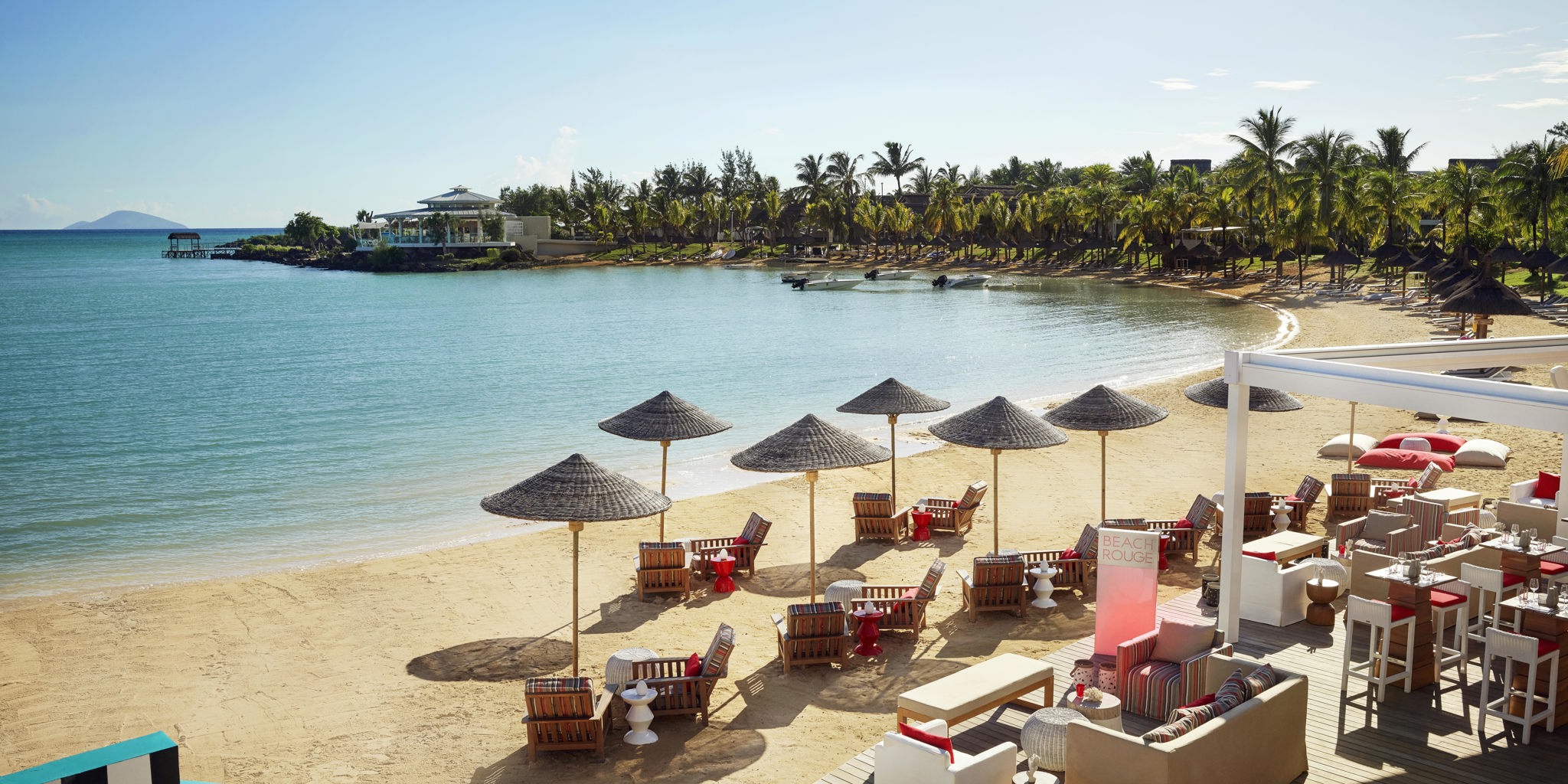 beach area, lux grand guabe, north coast, mauritius, africa safaris